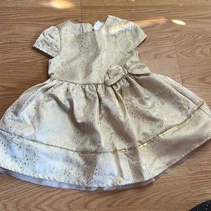 Mickey Mouse Gold Christmas Dress